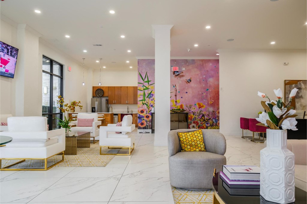 Lobby and Social Spaces at Reveal Lake Ridge