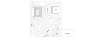 Reveal Skyline A1 1BR 1BA San Antonio Texas 71826