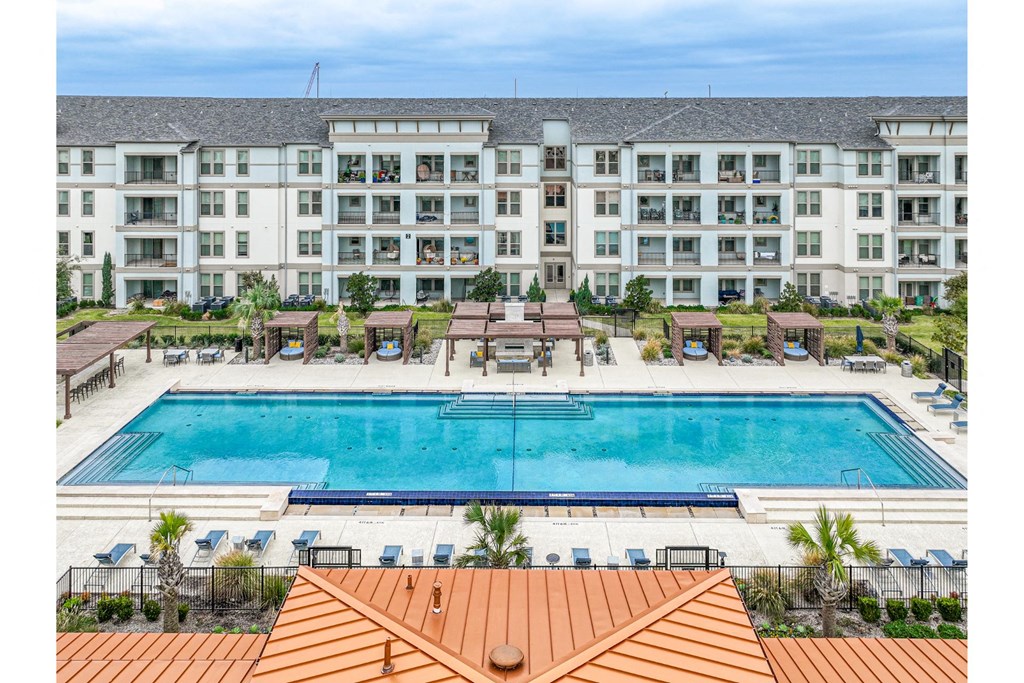 Pool View at Reveal at Bayside Apartments