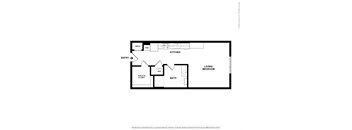 S4 studio 1 bath floorplan