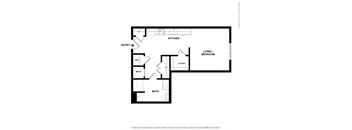 S5 studio 1 bath floorplan