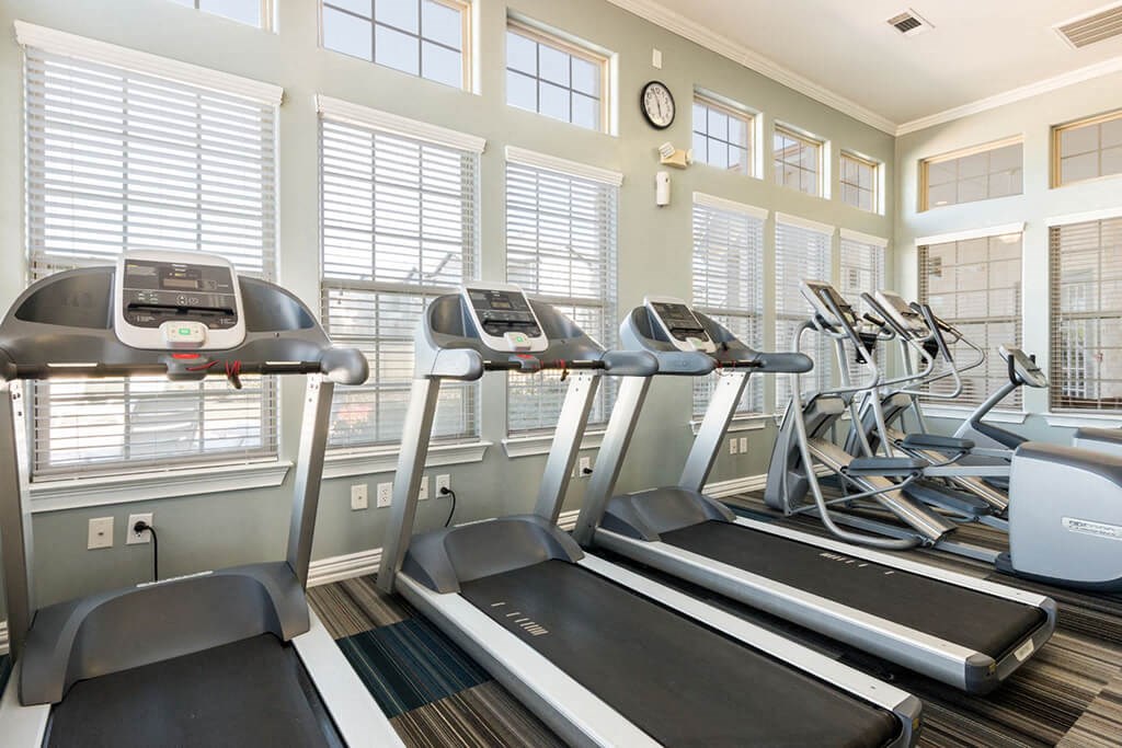 Modern Fitness Center at Park at Briggs Ranch, San Antonio, Texas