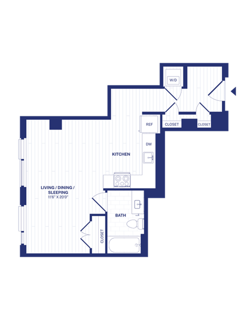 RiverPoint luxury apartments STB2 floorplan