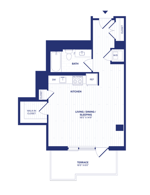 RiverPoint luxury apartments STB3 floorplan