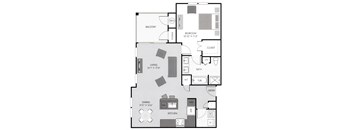 A3 Floor Plan at The Santal, Austin