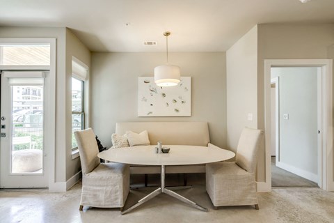 Modern Living Area at The Santal, Austin, 78735
