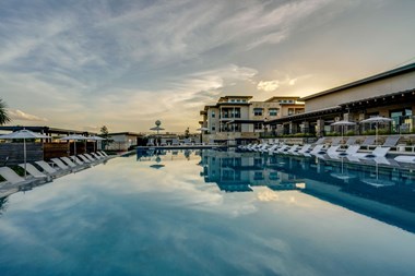 Swimming Pool With Relaxing Sundecks at The Santal, Austin, 78735