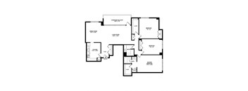 Smithsonian 3 Bedroom 2 bath floorplan