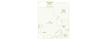 TBS A1floor plan at Reveal at Bayside, Rowlett, TX, 75088