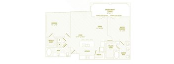 TBS B2 floor plan at Reveal at Bayside, Rowlett, Texas
