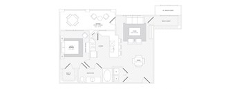 TLC A3 floor plan at Reveal Skyline at La Cantera, San Antonio, 78256