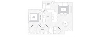 TLC A5 floor plan at Reveal Skyline at La Cantera, San Antonio