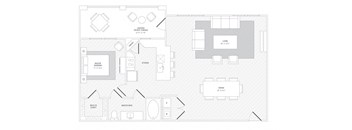 TLC A6 floor plan at Reveal Skyline at La Cantera, Texas