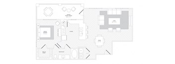TLC A7 floor plan at Reveal Skyline at La Cantera, Texas, 78256
