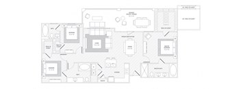 TLC C1 floor plan at Reveal Skyline at La Cantera, San Antonio, Texas