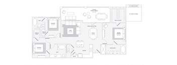 TLC C2 floor plan at Reveal Skyline at La Cantera, San Antonio