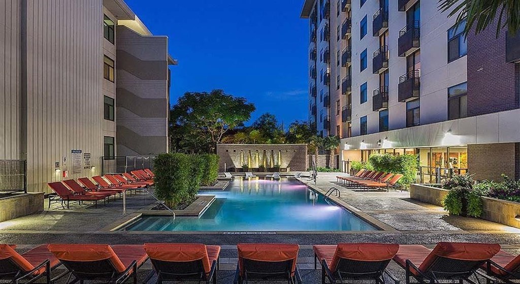 Swimming Pool With Relaxing Sundecks at Berkshire Riverview, Austin, TX