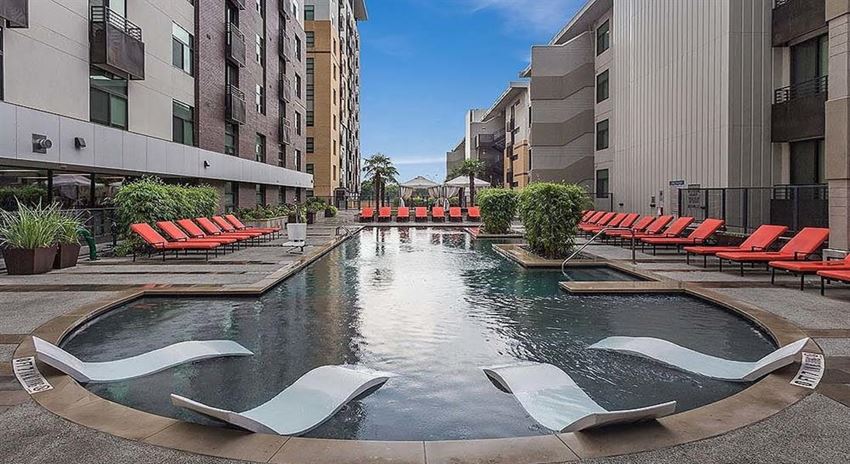 Amenities-Resort Inspired Pool with Sundeck Resort Inspired Pool with Sundeck at Berkshire Riverview, Texas - Photo Gallery