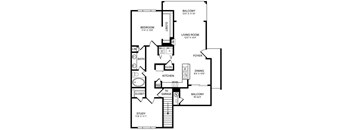 A7 Floor Plan at San Marin, Texas, 78759