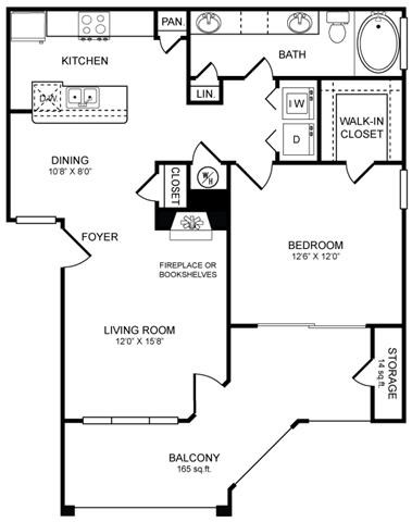 A4.1 Floor Plan at San Marin, Austin