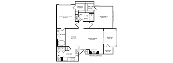 D5 Floor Plan at San Marin, Texas, 78759