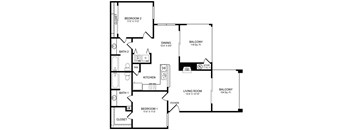 D1 Floor Plan at San Marin, Austin, 78759
