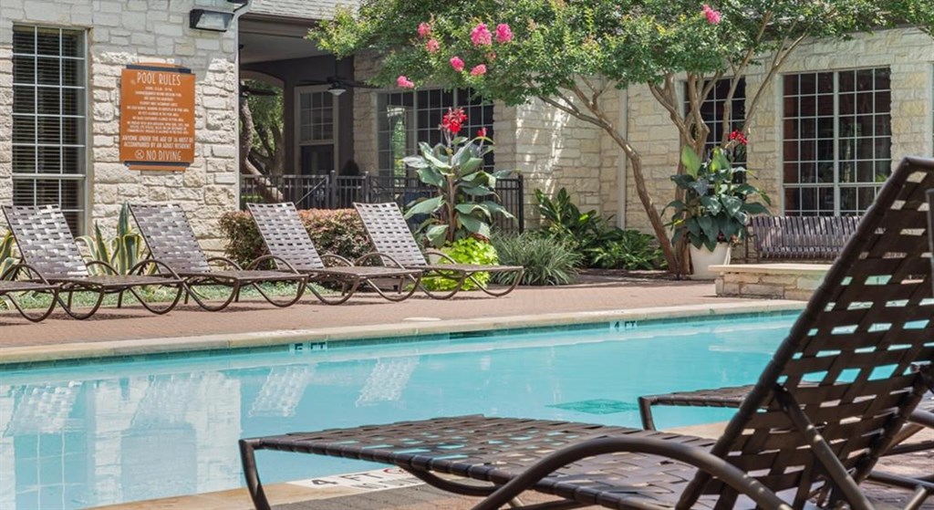 Pool With Sunning Deck at San Marin, Texas, 78759
