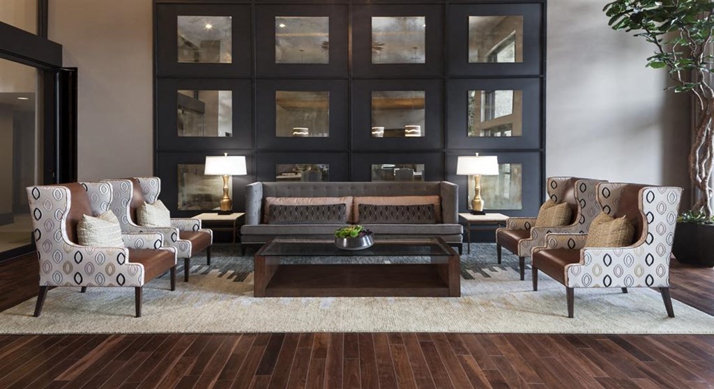 High Ceiling Lounge Area High Ceiling Lounge Area at Berkshire Amber, Texas