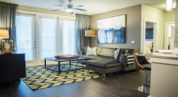 Modern Living Room Interiors at Berkshire Amber, Dallas, TX, 75248 - Photo Gallery 2