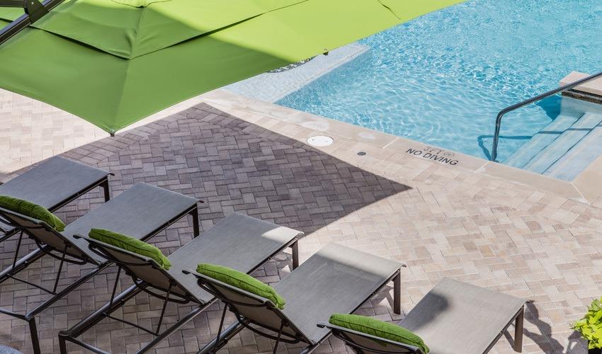 Pool With Sundeck at Berkshire Medical District, Dallas, Texas