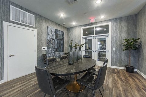 social area at Aspire at 610 apartments
