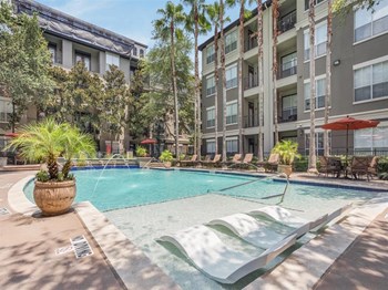 Swimming Pool With Relaxing Sundecks at The Plaza Museum District, Houston, TX, 77004 - Photo Gallery 17