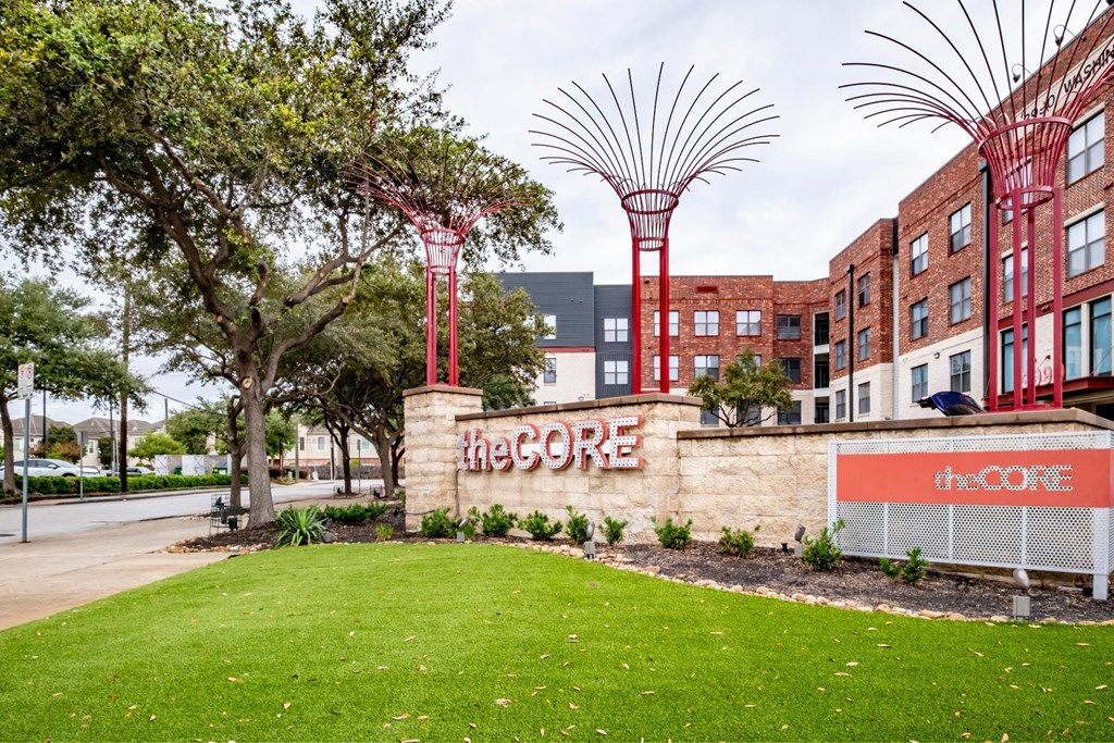 exterior view of The Core apartments 3990 Washington Ave., Houston, TX