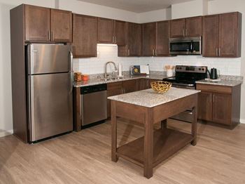 Brand New Luxury Studio, 1, 2 and 3 Bedroom Apartments with Chefs Kitchen and In-Home Washer/Dryer-Berkshire Central- 9436 Ulysses Street NE Blaine, MN. 55434