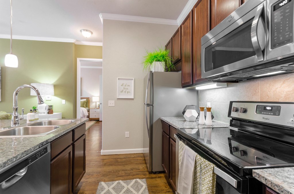 Kitchen gallery area at Park 3Eighty, Aubrey, TX, 76227