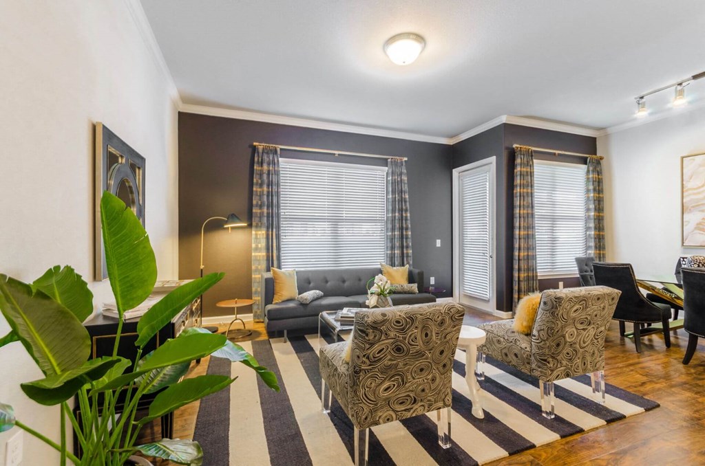 Sofa in living room at Park 3Eighty, Aubrey, 76227