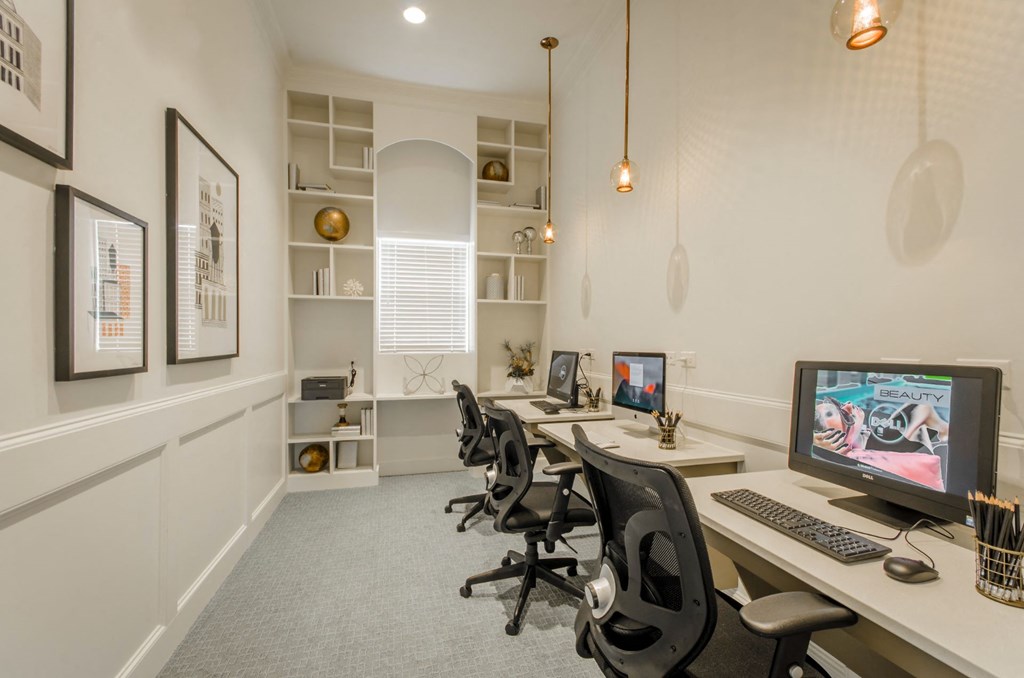 Office area at Park 3Eighty, Aubrey, TX, 76227