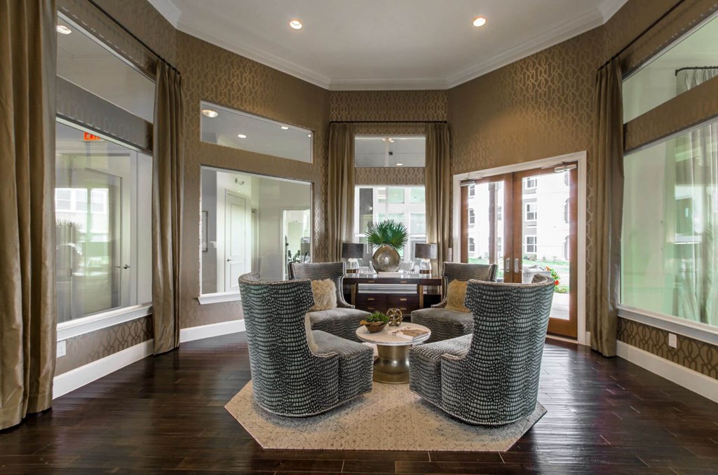 sitting area with beautiful interiorat Park 3Eighty, Aubrey, TX, 76227