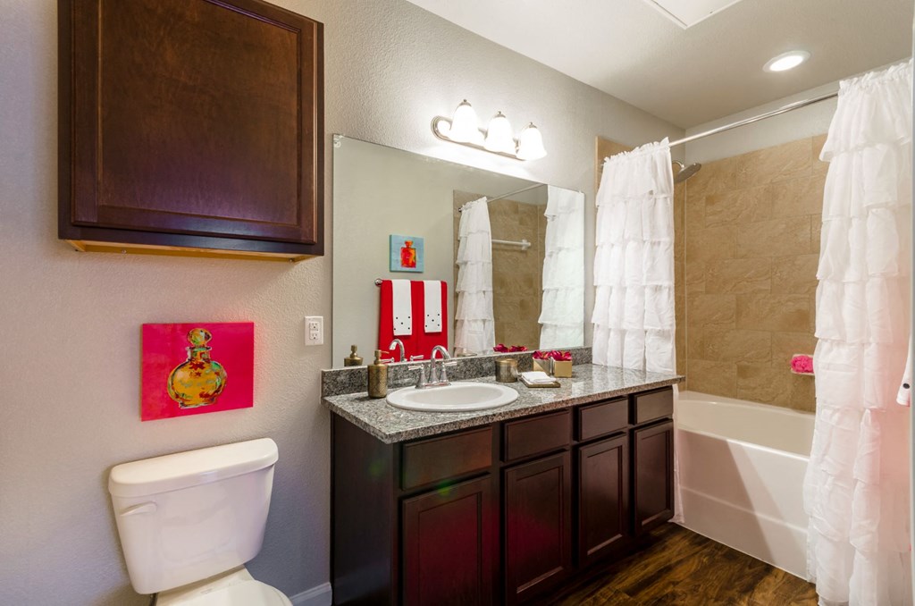 Bathroom interior at Park 3Eighty, Texas, 76227