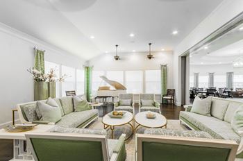 Living room interior design at Retreat at Wylie, Wylie, Texas