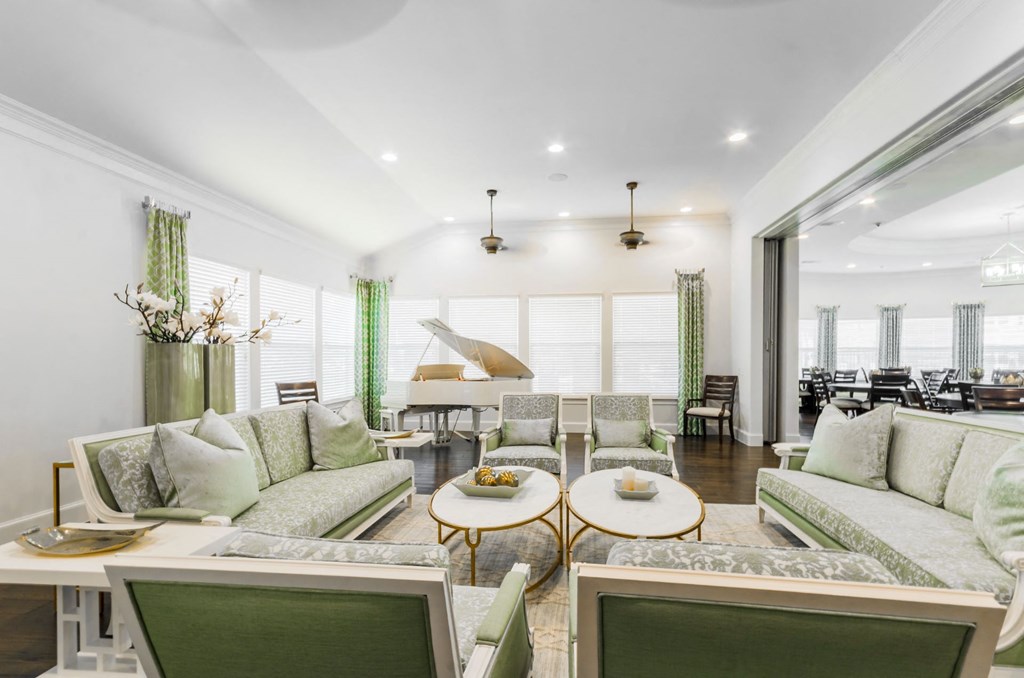 Living room with Piano at Retreat at Wylie, Wylie, Texas