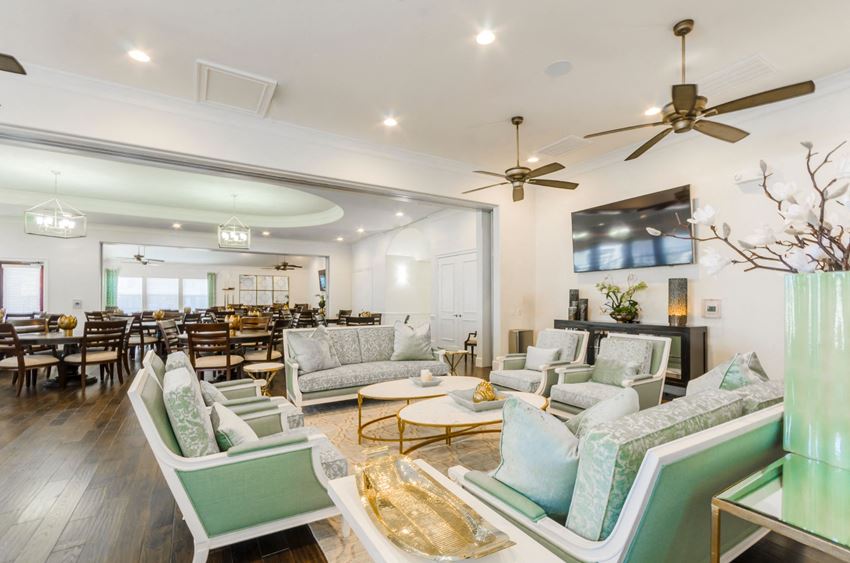 Clubhouse sitting area Clubhouse sitting area at Retreat at Wylie, Texas, 75098 - Photo Gallery