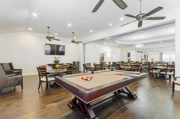 Billiards table at Retreat at Wylie, Texas