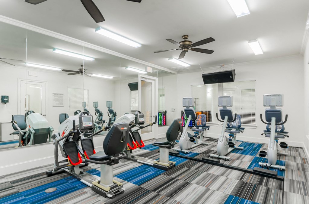 Fitness center at Retreat at Wylie, Texas