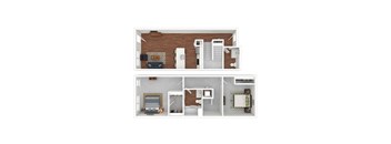 Peloton apartments floor plan
