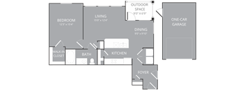 M380 A3 floor plan at Villages 3Eighty, Little Elm