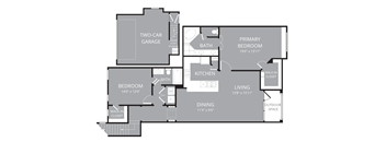 V380 B4 floor plan at Villages 3Eighty, Little Elm