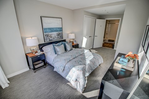 Gorgeous Bedroom at Via Seaport Residences, Massachusetts, 02210