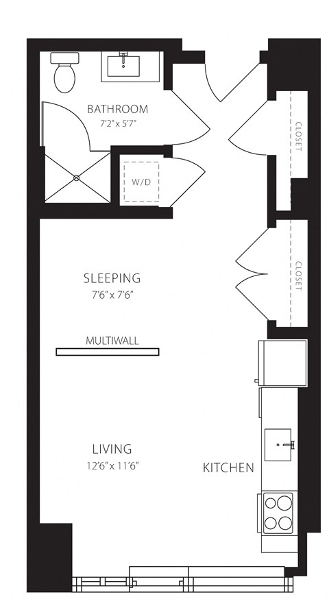 Junior One Bedroom with MultiWall