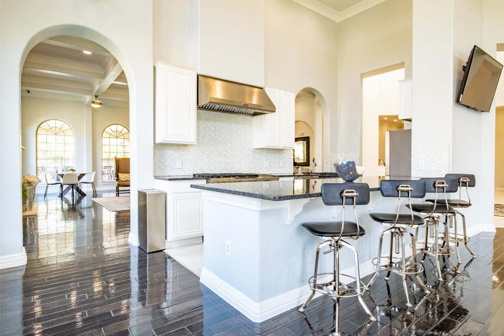 Clubhouse Kitchen at Villages of Magnolia Apartments 29980 FM 2978 Magnolia, TX 77354